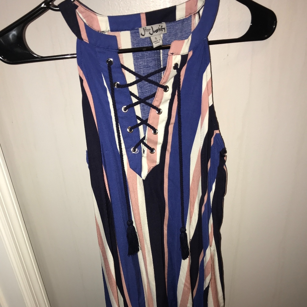 stripped dress